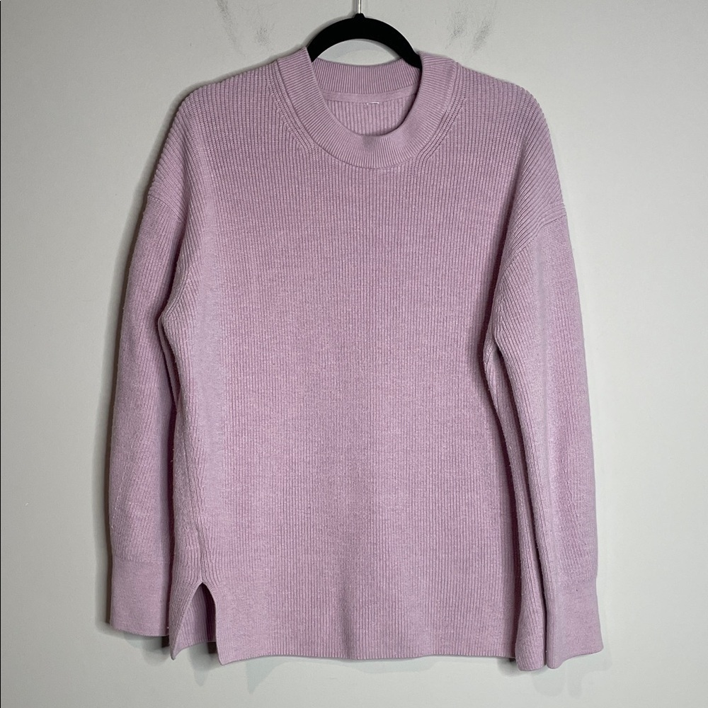 Lululemon | Women’s Merino Wool-Blend Ribbed Crewneck Sweater Size 12